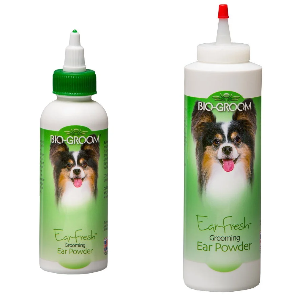 Poudre fraîches pour oreilles chien et chat Bio-Groom (épilation)