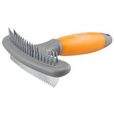 Râteau double démêloir pour animaux avec scie pour la mue,  Wahl